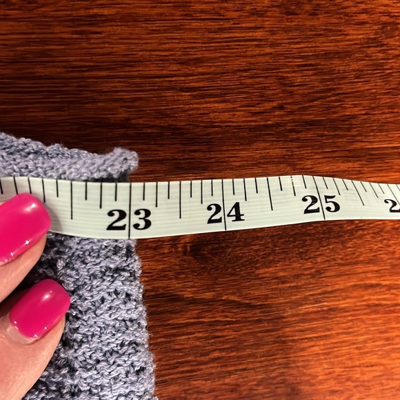 Soft Surroundings Womens Coastal Sweater 2X Blue Pullover Texture Knit Classic - Picture 11 of 13